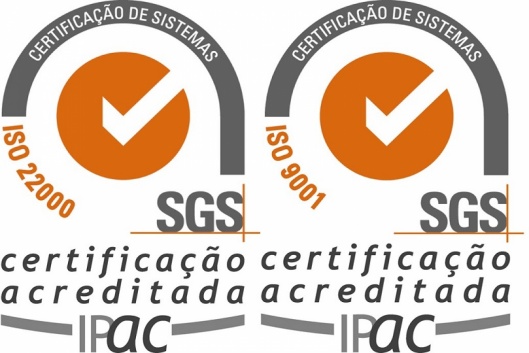Renovação das certificações ISO 9001 e ISO 22000
