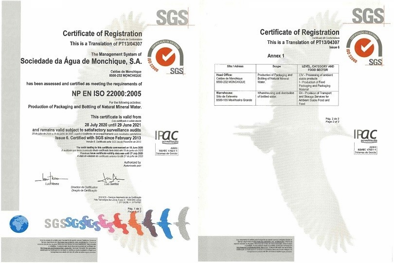 ISO 22000 Conformidade